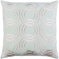 Decorative Steyning Mint 18 Inch Throw Pillow Cover