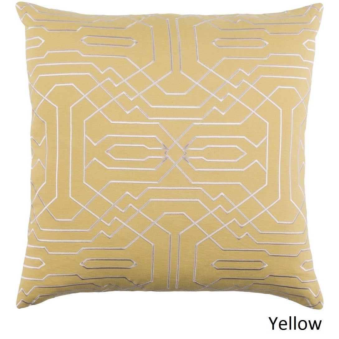 Decorative Stone 18 Inch Feather Down Or Poly Filled Throw Pillow