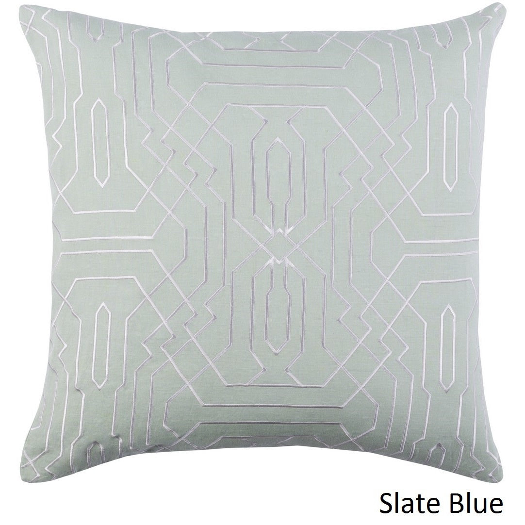 Decorative Stone 22 Inch Feather Down Or Poly Filled Throw Pillow