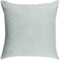 Decorative Stone Slate Blue 18 Inch Throw Pillow Cover