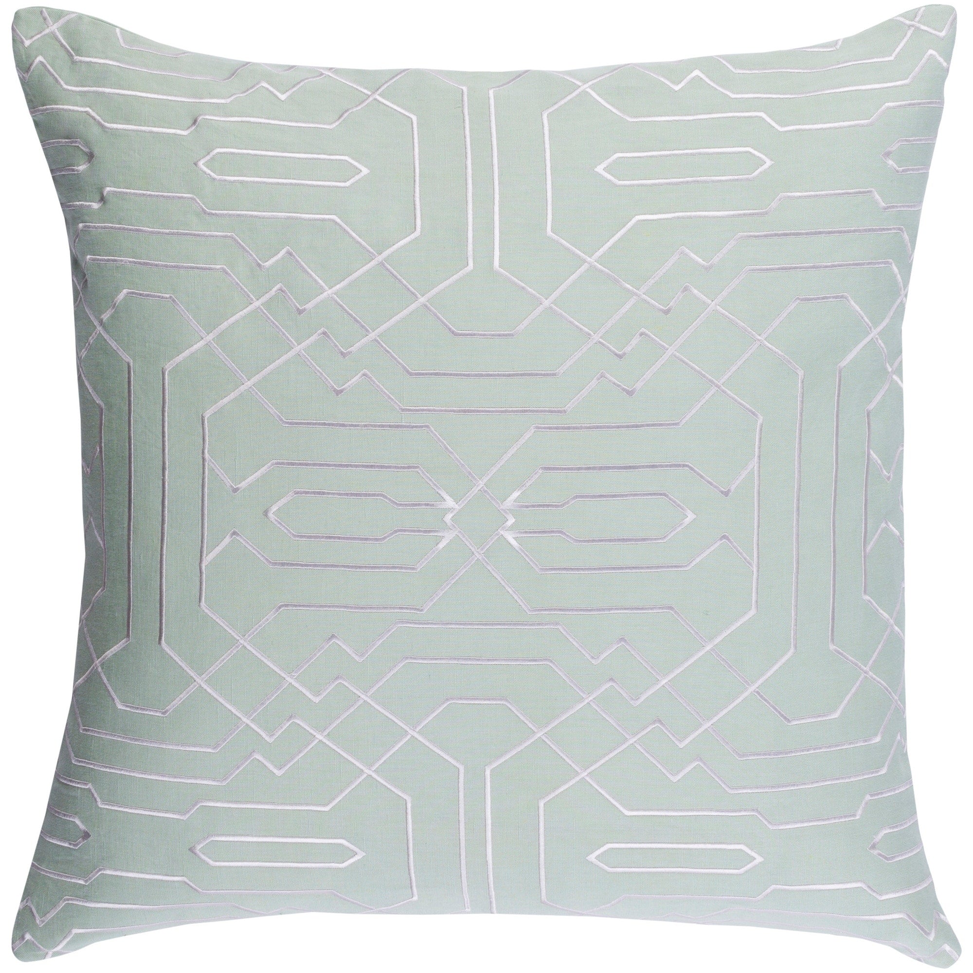 Decorative Stone Slate Blue 18 Inch Throw Pillow Cover