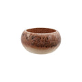 Decorative Stoneware Planter Bowl With Reactive Glaze 8.25 L X 8.25 W X 4.25 H