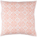 Decorative Villeurbanne Light Pink 18 Inch Throw Pillow Cover