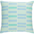 Decorative Vitrolles Mint 18 Inch Throw Pillow Cover