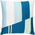 Decorative Wallsend Dark Blue 20 Inch Throw Pillow Cover