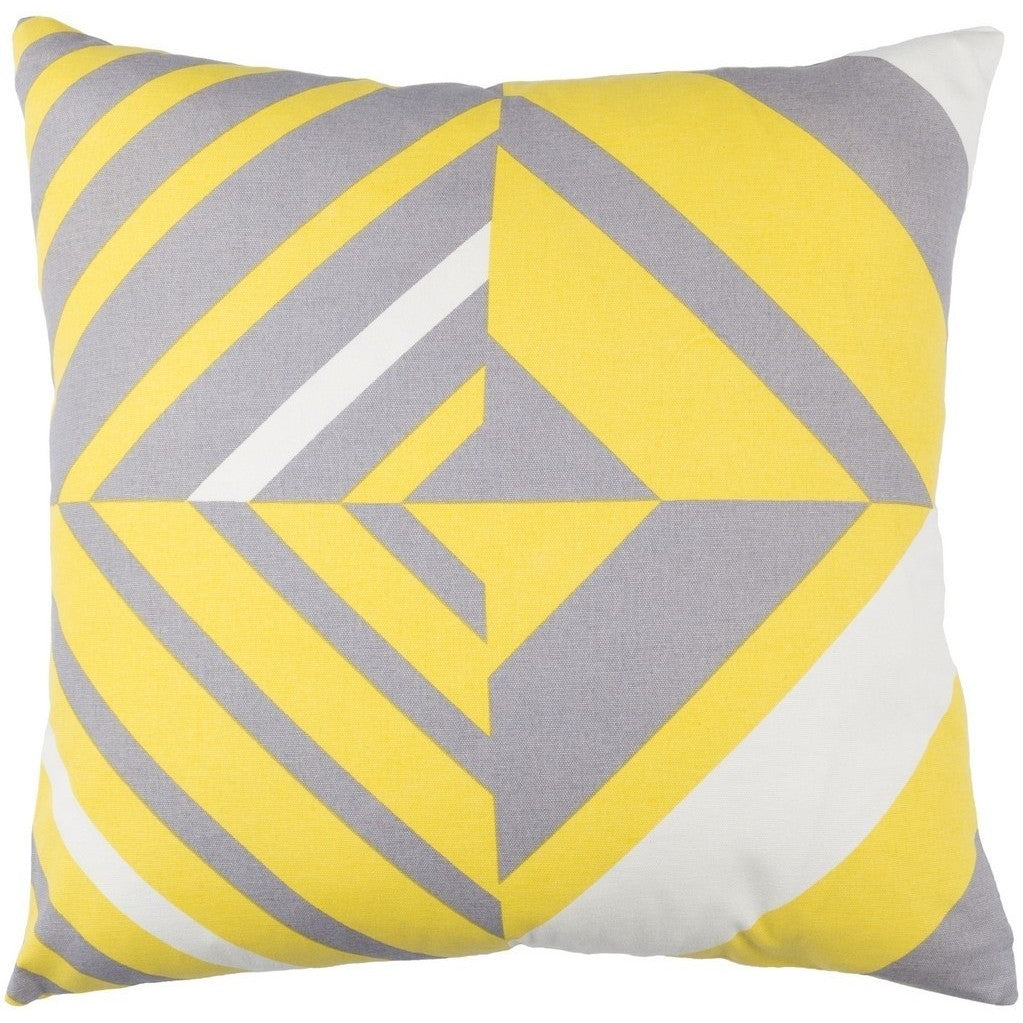 Decorative Wendover 20 Inch Feather Down Or Poly Filled Throw Pillow