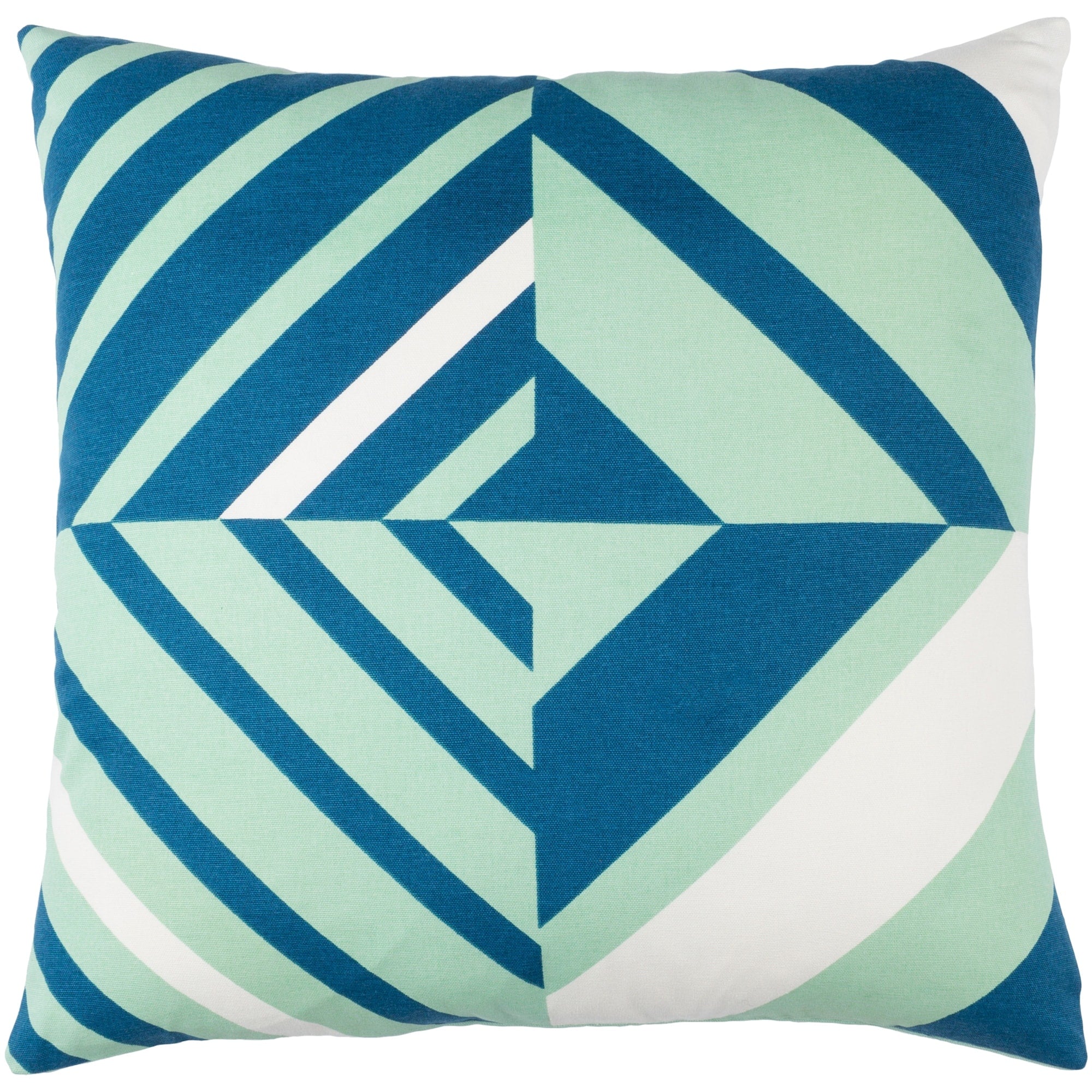 Decorative Wendover Navy 18 Inch Throw Pillow Cover