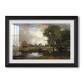 Dedham Lock And Mill C 1820 John Constable Custom Framed Print