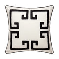 Dee Ocleppo Greek Key Embroidered Square Pillow