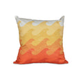 Deep Sea Geometric Print 18 Inch Pillow