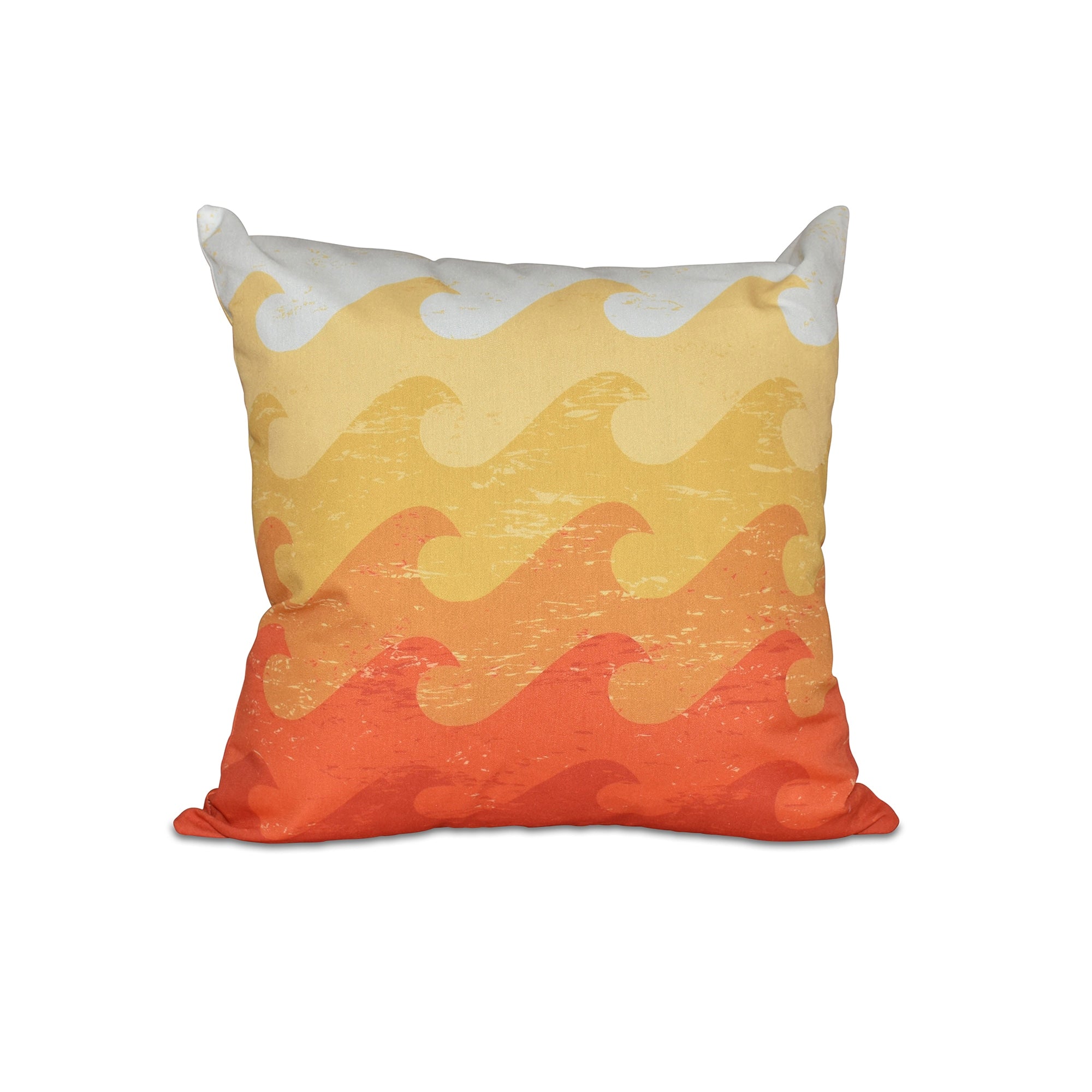 Deep Sea Geometric Print 18 Inch Pillow