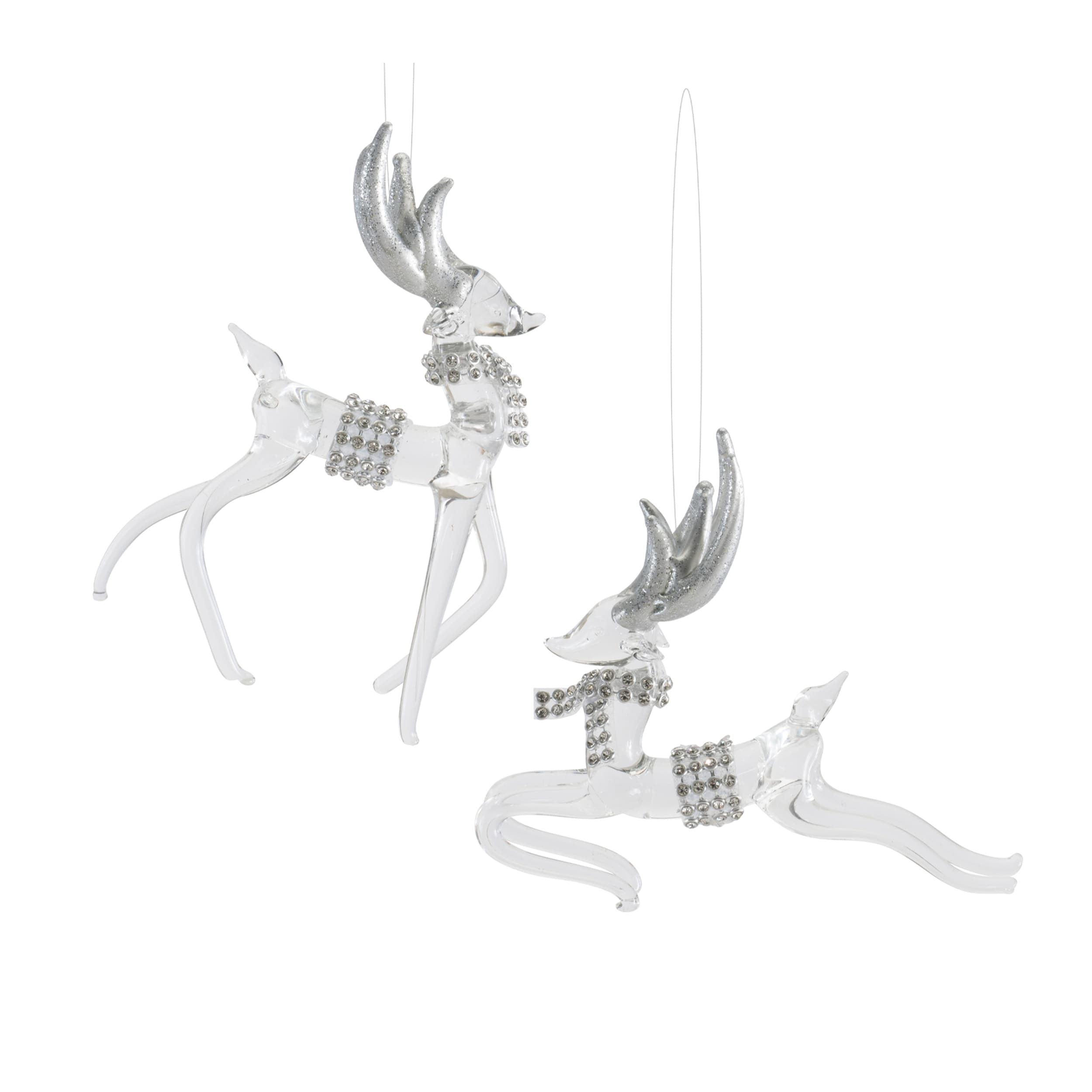 Deer Ornament Set Set Of 6