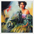 Defiant By Karen Chang Framed Canvas Wall Art Print