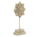 Deki Sculptural Tabletop Decor Ice Flake Accent Star Shape Gray