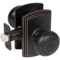 Delaney Bp 100T Sn Santo Single Cylinder Keyed Entry Door Knob Set From The Ital