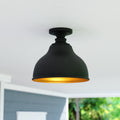 Vaxcel Delano 11 Semi Flush Mount Oil Burnished Bronze