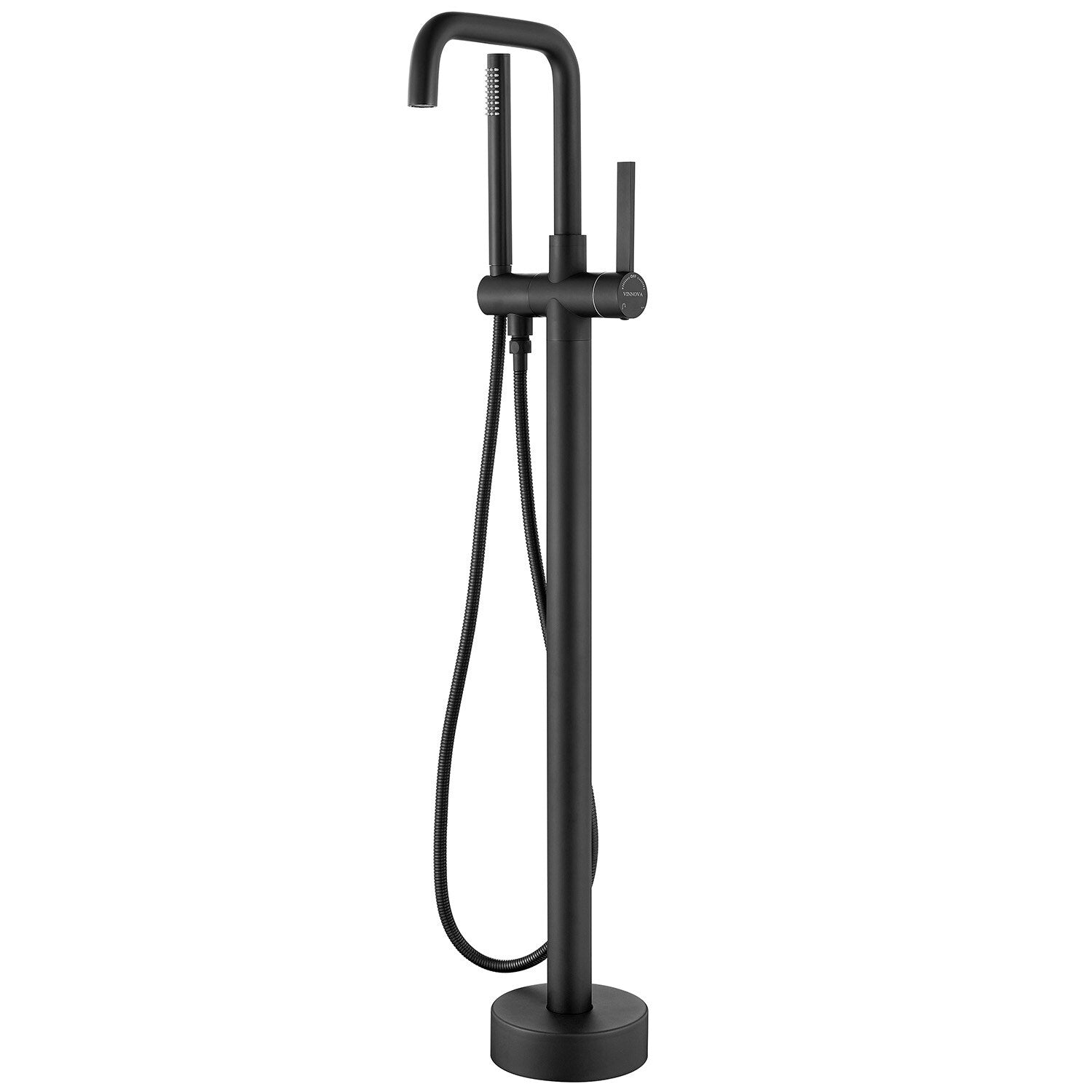 Delara Freestanding Chrome Tub Faucet With Hand Shower