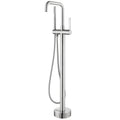 Delara Freestanding Chrome Tub Faucet With Hand Shower