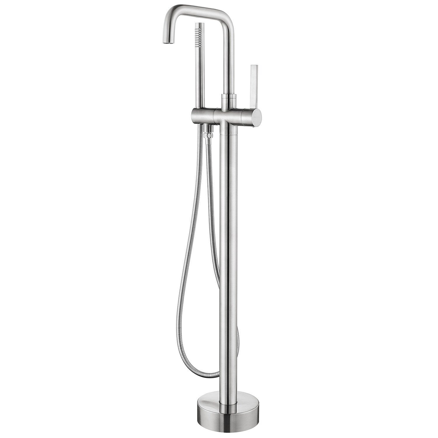 Delara Freestanding Chrome Tub Faucet With Hand Shower