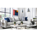 Delerd Contemporary Light Grey 2 Piece Sectional By Foa