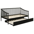 Delgado Windsor Twin Wood Daybed With Trundle Black