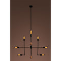 Delia 9 Light Edison Chandelier With Bulbs