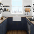 Delice 24 X 18 Ceramic Farmhouse Kitchen Sink With Apron