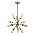 Delphine 16 Inch Wide 12 Light Chandelier In Oil Rubbed Bronze