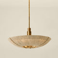 Delphine Natural Jute Semi-Flush Mount Light
