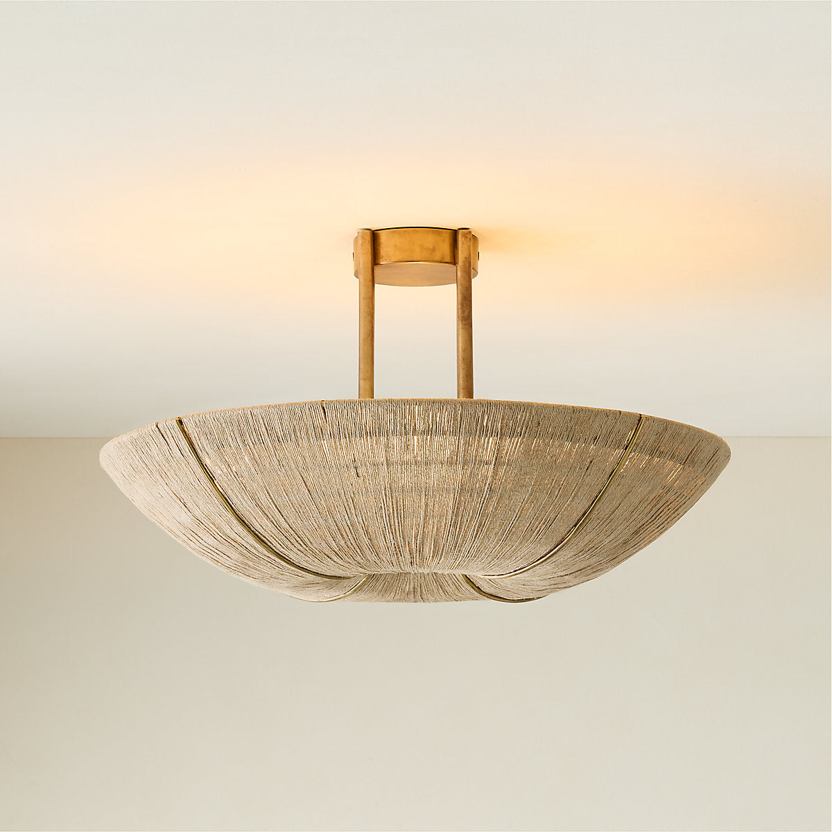 Delphine Natural Jute Pendant Light