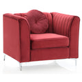 Delray Velvet Microsuede Chair