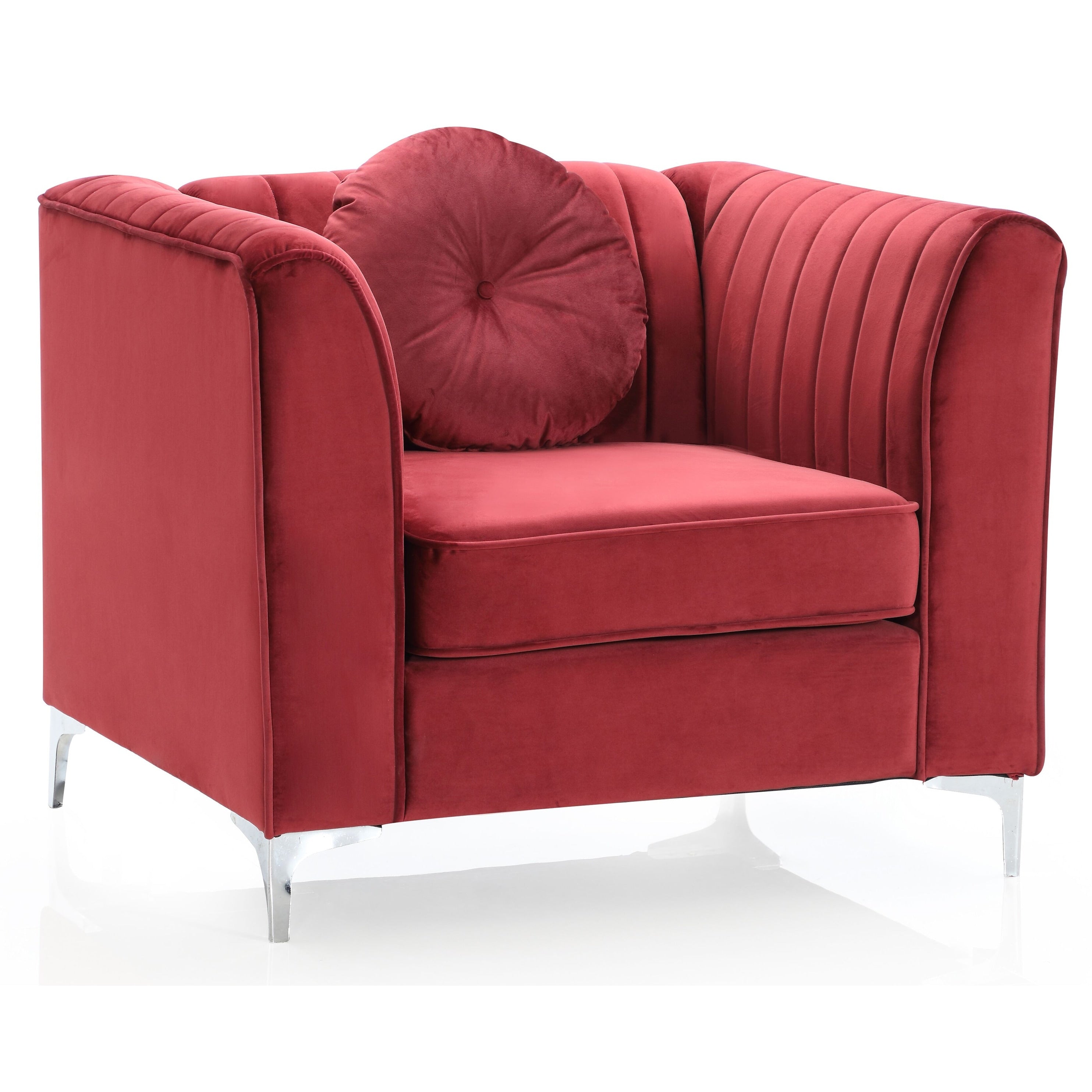 Delray Velvet Microsuede Chair