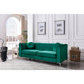 Delray Velvet Tufted Sofa