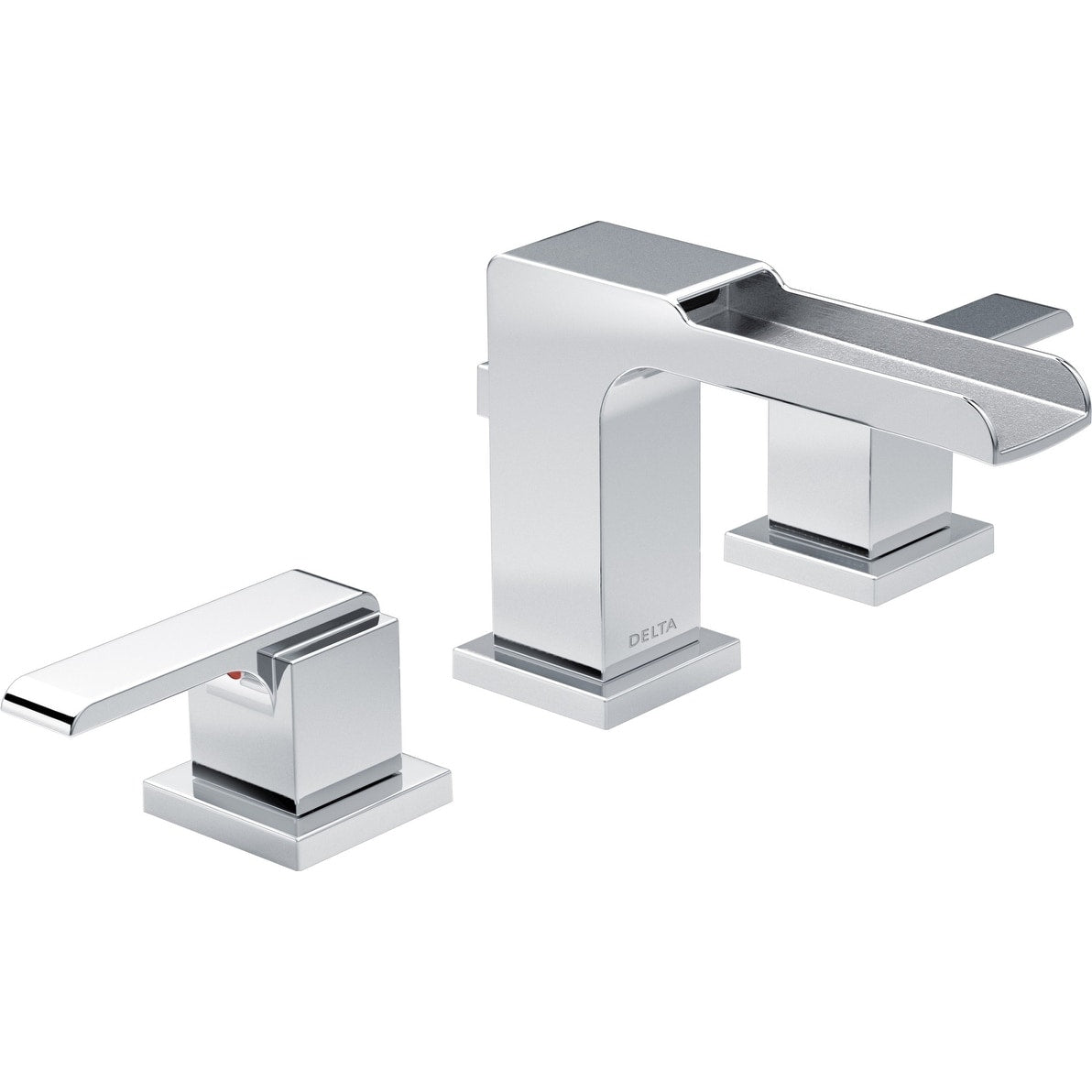 Delta 3568Lf Mpu Ara 1.2 Gpm Widespread Waterfall Bathroom Faucet