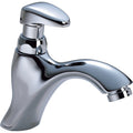 Delta 87T105 Single Handle Metering Slow Close Bathroom Faucet Ada Compliant Chrome