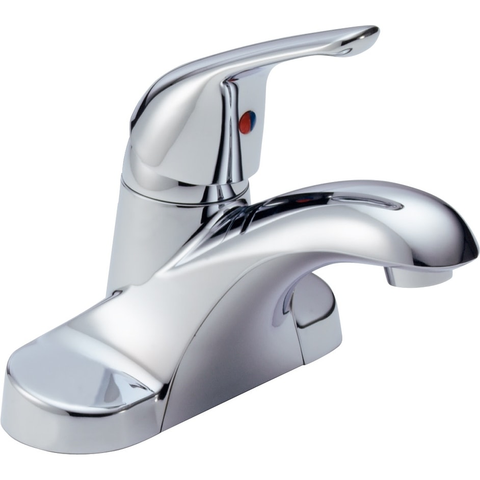 Delta B501Lf Foundations Core Centerset Bathroom Faucet Chrome