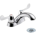 Delta 2529Lf Hdf Classic Centerset Bathroom Faucet With Drain Assembly Chrome