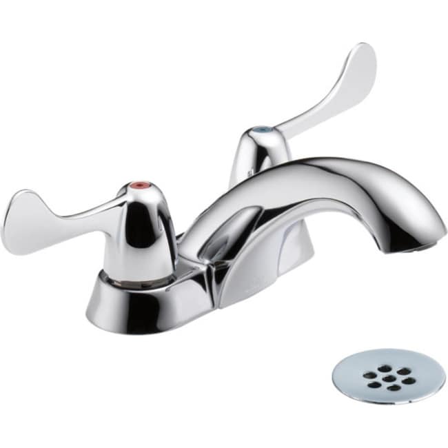 Delta 2529Lf Hdf Classic Centerset Bathroom Faucet With Drain Assembly Chrome