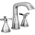 Delta 357766 Mpu Dst Stryke 1.2 Gpm Widespread Bathroom Faucet With Pop Up Drain Assembly And Diamond Seal Technology