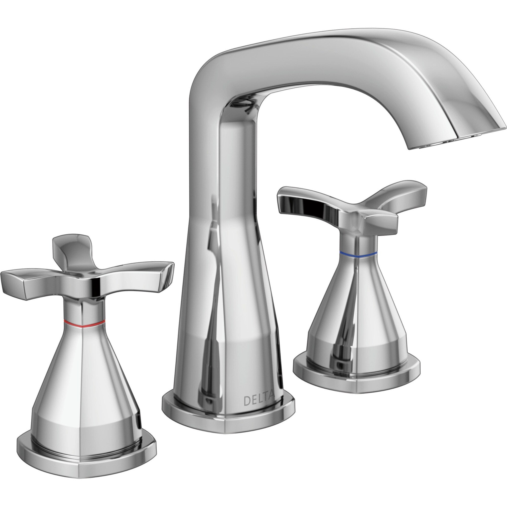 Delta 357766 Mpu Dst Stryke 1.2 Gpm Widespread Bathroom Faucet With Pop Up Drain Assembly And Diamond Seal Technology