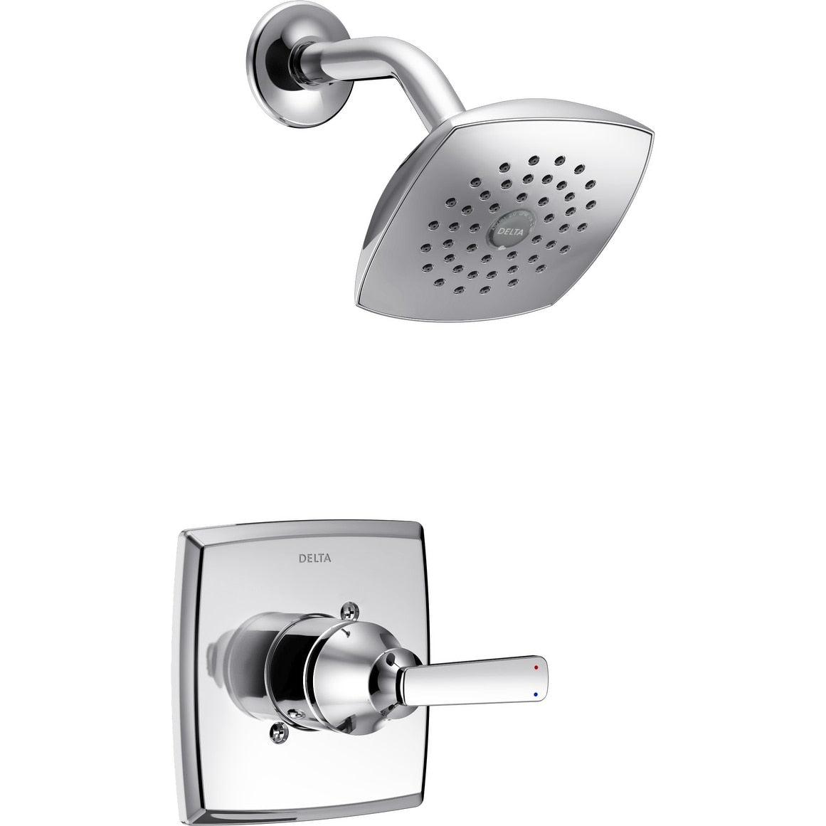 Delta T14264 Ashlyn Monitor 14 Series Single Function Pressure Balanced Shower Trim Package With Touch Clean Shower Head Less