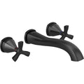 Delta T35766Lf Wl Stryke 1.2 Gpm Wall Mounted Widespread Bathroom Faucet With Cr