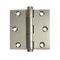 Deltana 3 X 3 Solid Brass Square Corner Plain Bearing Mortise Hinge