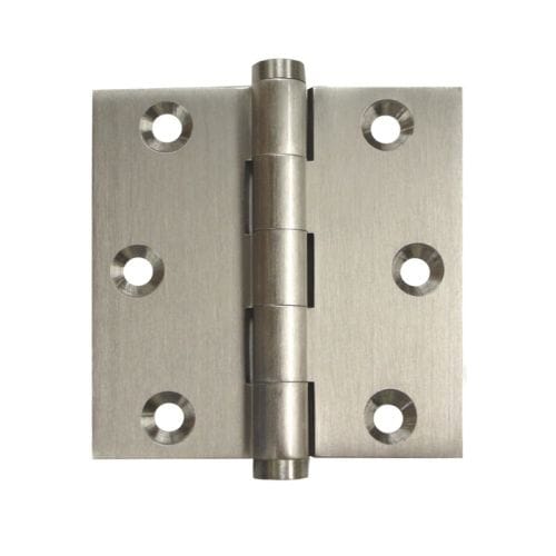 Deltana 3 X 3 Solid Brass Square Corner Plain Bearing Mortise Hinge