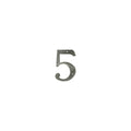 Deltana Rn6 5 6 Solid Brass Residential Number 5