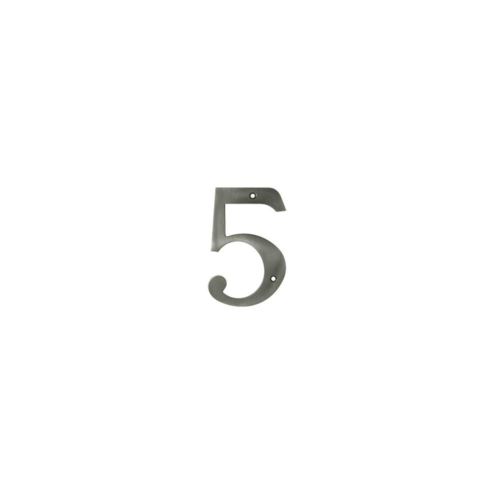 Deltana Rn6 5 6 Solid Brass Residential Number 5