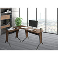 Deluxe Loft Style L Shaped Computer Desk