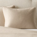 Demar Organic Cotton Sateen Light Taupe King Quilt