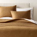 Demar Organic Cotton Sateen Smoked Amber King Pillow Shams Set of 2