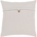 Demetra Traditional Button Ivory Feather Down Or Poly Filled Throw Pillow 18 Inch